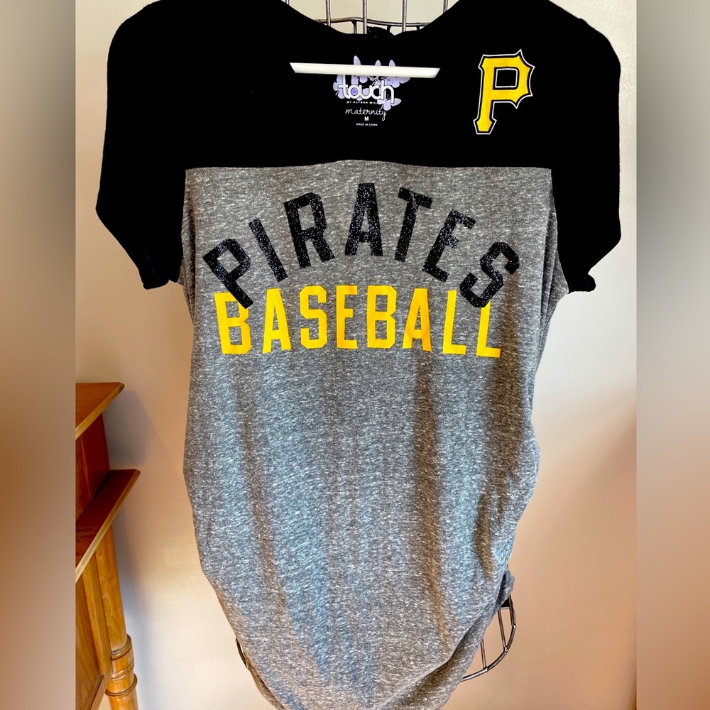 Touch Pittsburgh Pirates Baseball Maternity Tshirt By Alyssa Milano Size M
